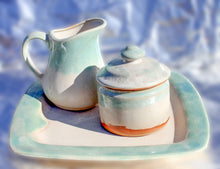 Cream & Sugar on Square plate